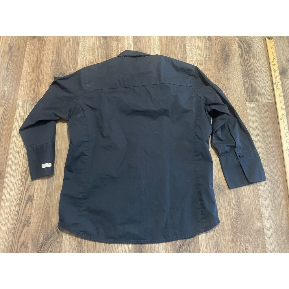 Blue Generation Shirt, Women's Size Medium, Black, Button Up, Long Sleeve - Picture 2 of 10
